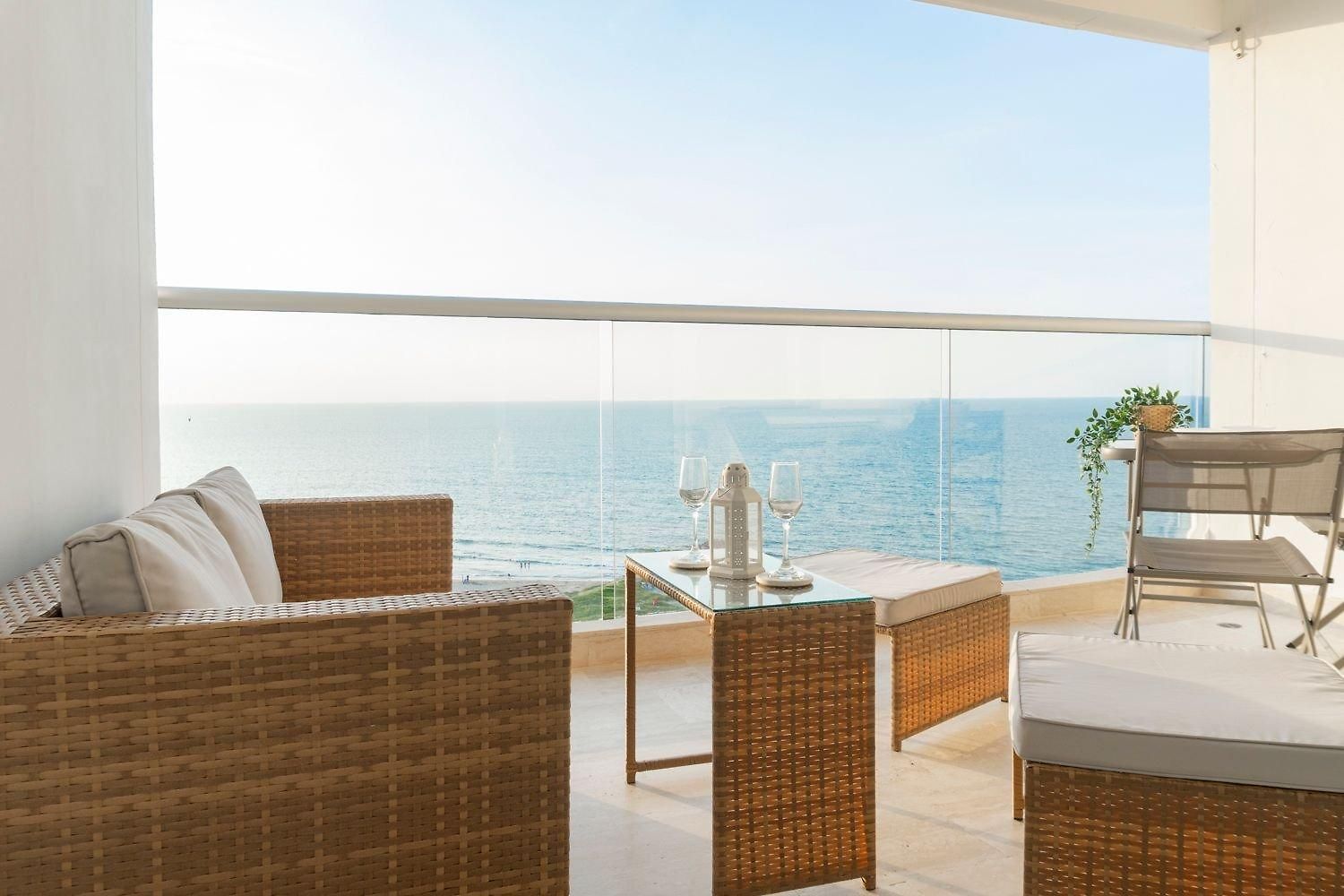 Apartamento Oceanfront + Sunset Views Cb1403 *